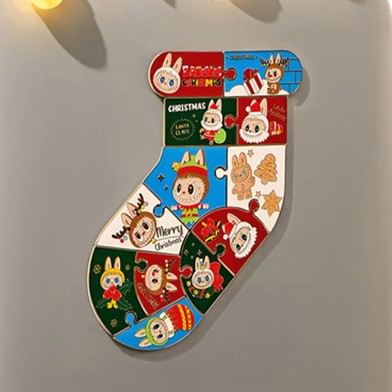POP MART LABUBU Christmas Fridge Magnet Blind Box Products Single Mystery Box/Full Box 12 Pcs-4