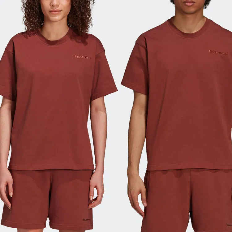 Adidas T Shirts Unisex Coffee-2