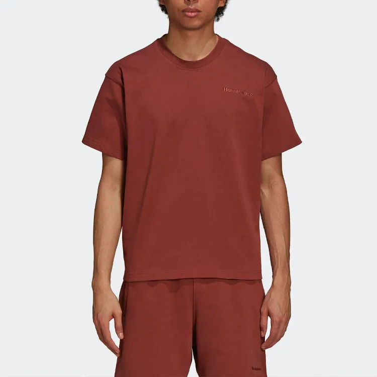 Adidas T Shirts Unisex Coffee-4