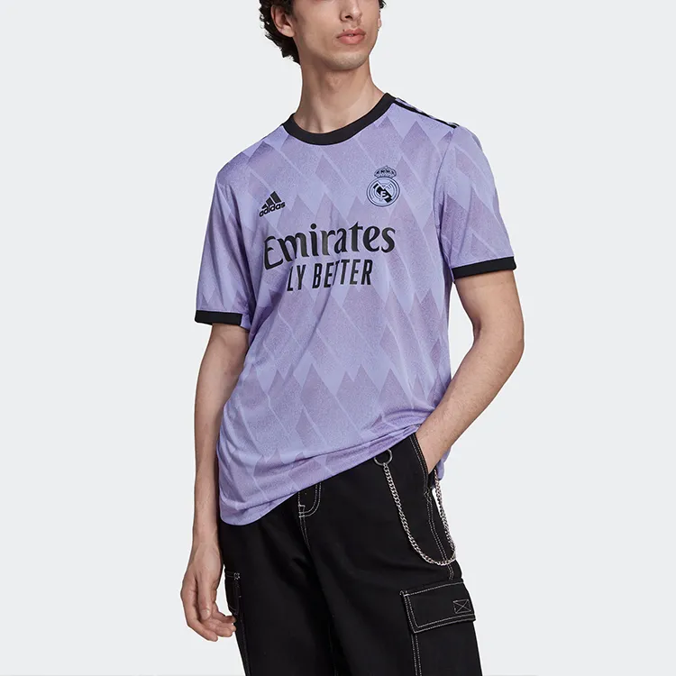 Adidas Soccer Jersey Men's Purple-4