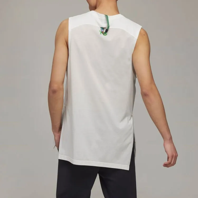 Y 3 Tank Tops Men White-3