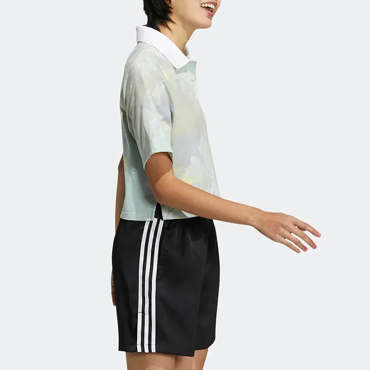 Adidas Neo Polo Shirts Women's Linen Green-3
