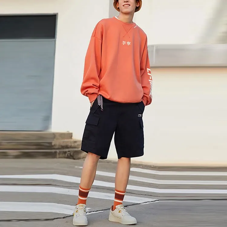 LiNing Skateboard Sports Shorts Men's Black-6