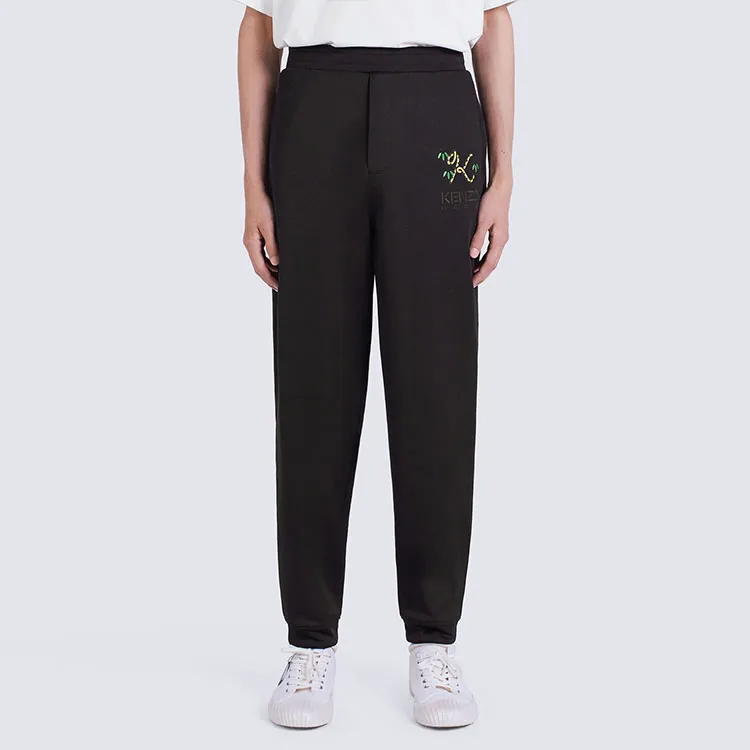 KENZO Crest Logo embroidered Track Pants-4