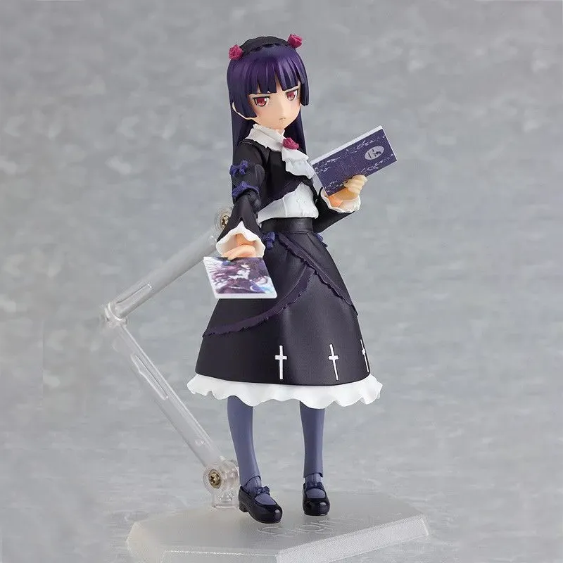 MAX Factory Figma#101 My Sister Is Impossible To Be This Cute Five Colored Glaze Black Cat Action Figures 12.5cm-3