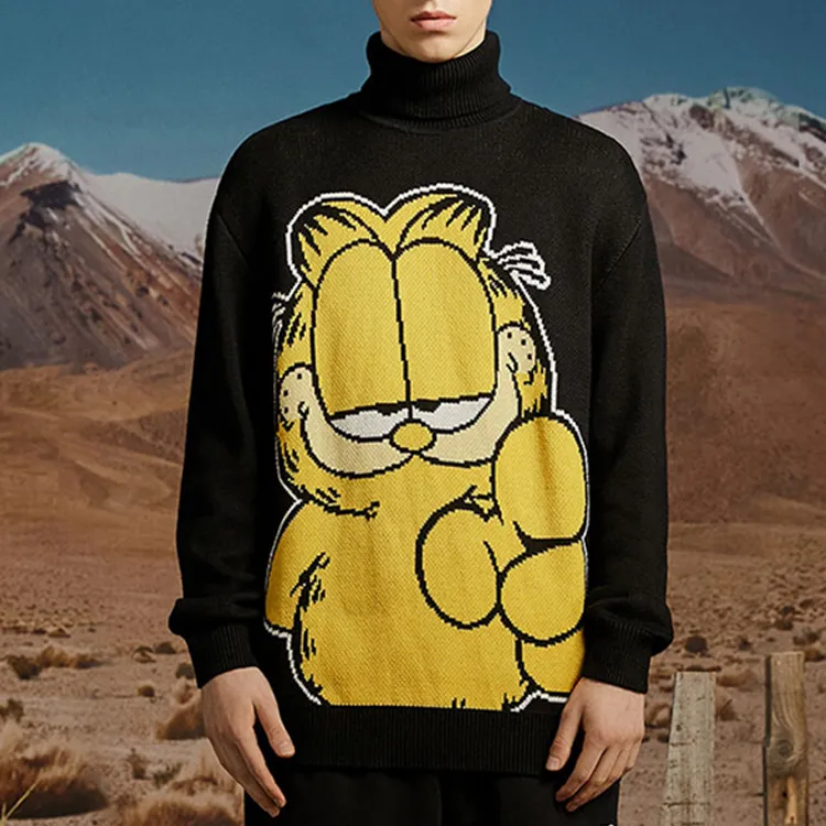 FUN X Garfield Knitwear Unisex Black-2