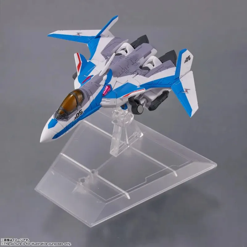 BANDAI Macross Freya TINY SESSION VF-31J Stormy Set 10cm Hobby Model-7