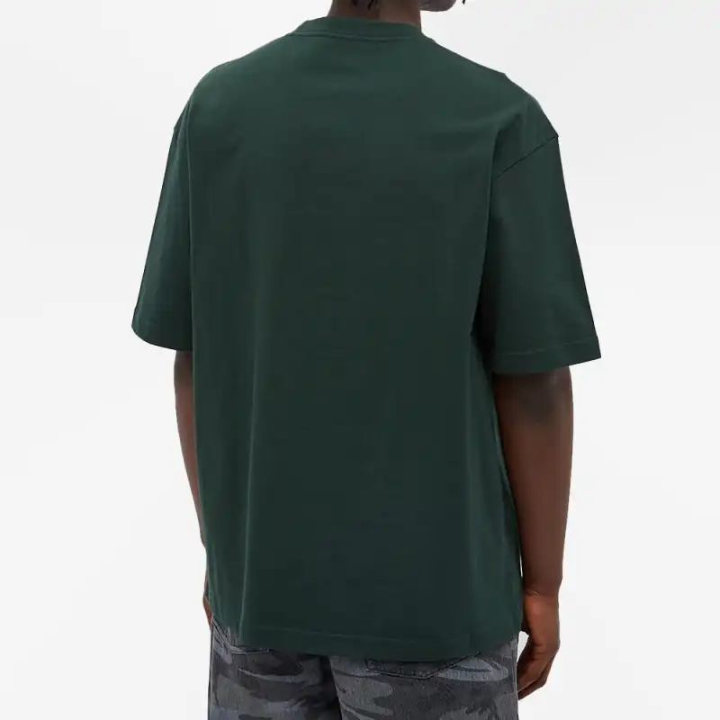 Balenciaga T Shirt Regular Fit Men's Green-2