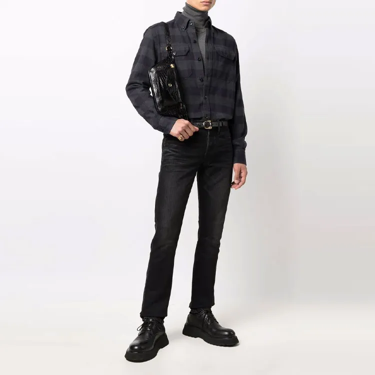 TOM FORD Shirts Men Black-1