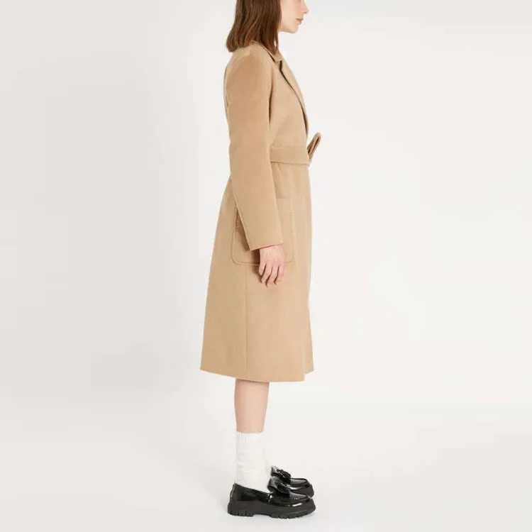 WEEKEND MaxMara Velvet Jackets Women's Camel-4