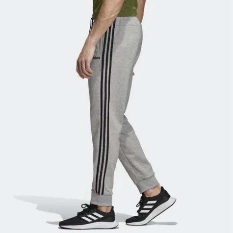 Adidas Knitted Sweatpants Men Gray-3