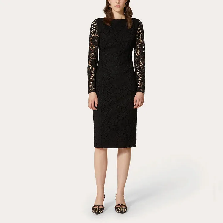 Valentino Lace Midi Dress-1