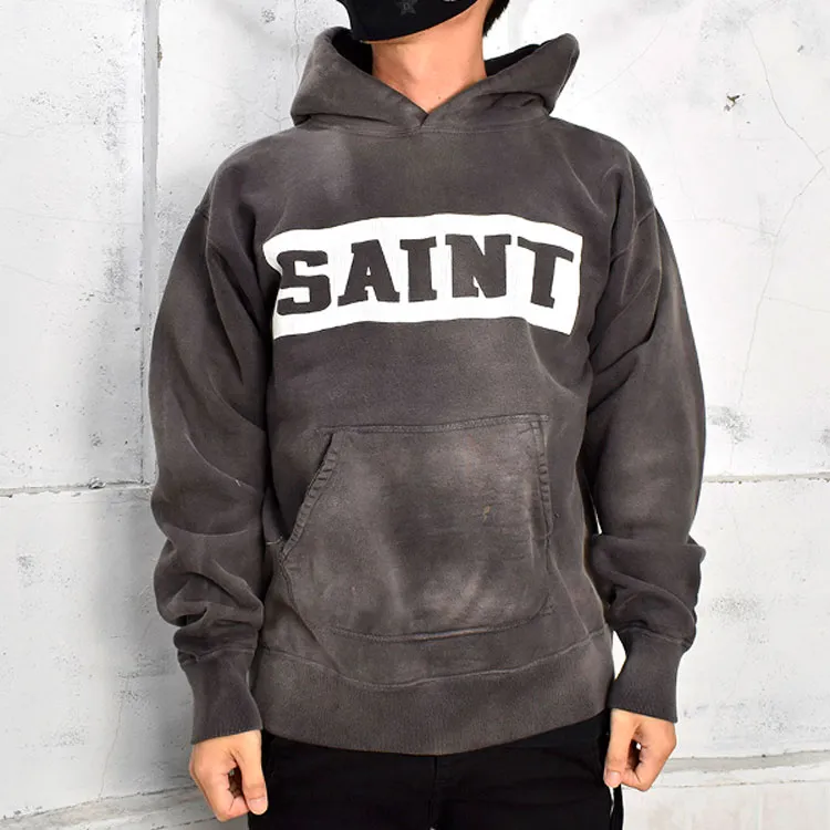 SAINT Mxxxxxx Sweatshirts Men Dark Gray-2
