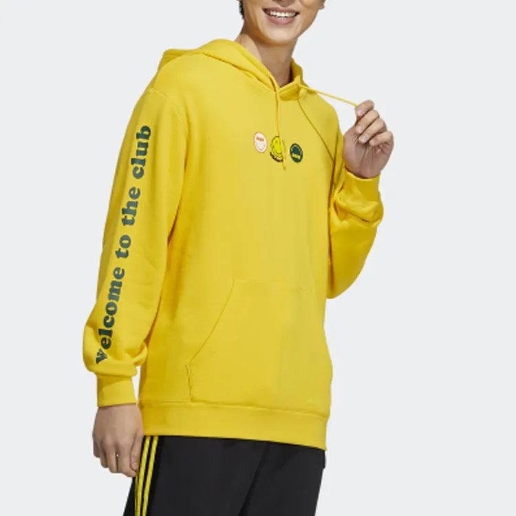 Smiley X Adidas Neo Sweatshirts Men Yellow-3