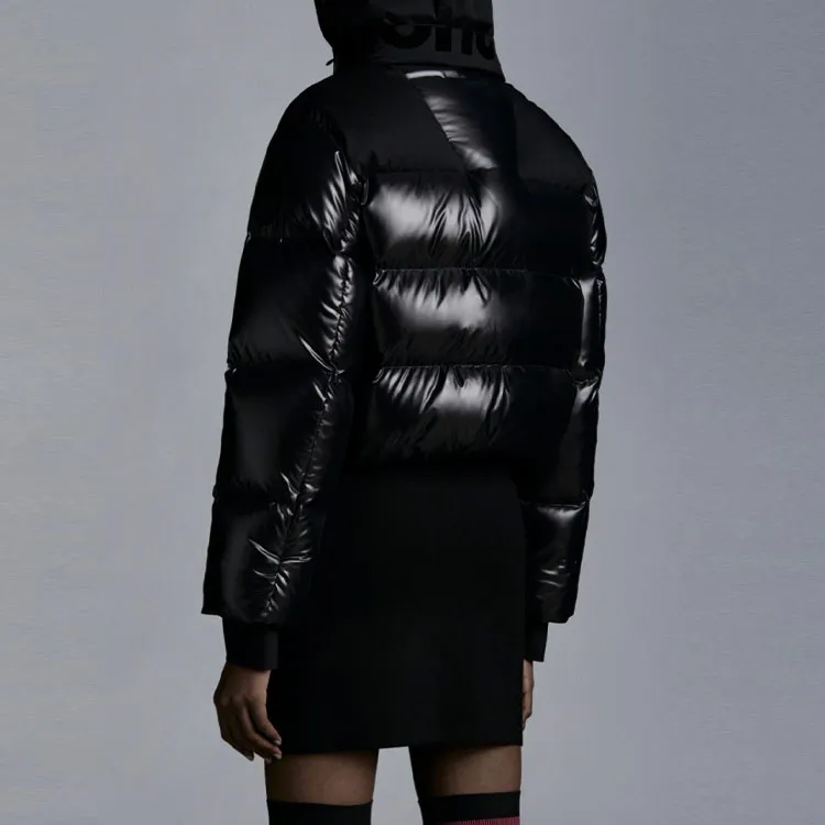 Moncler Women's Jasione Short Down Jacket Black-3