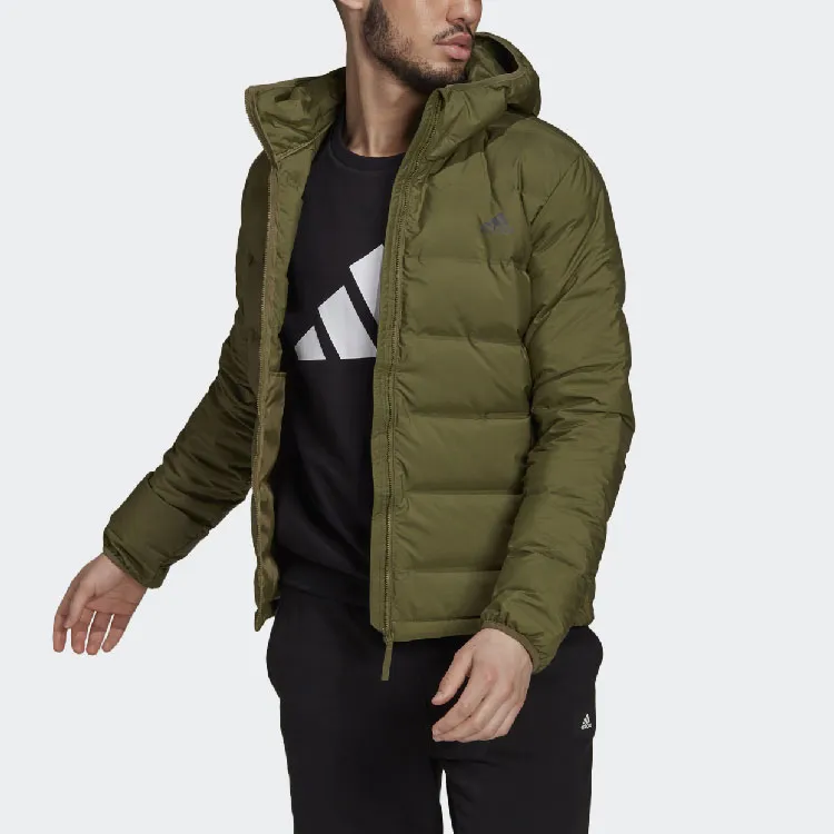 Adidas Helionic Down Jacket Winter Men's Green-2