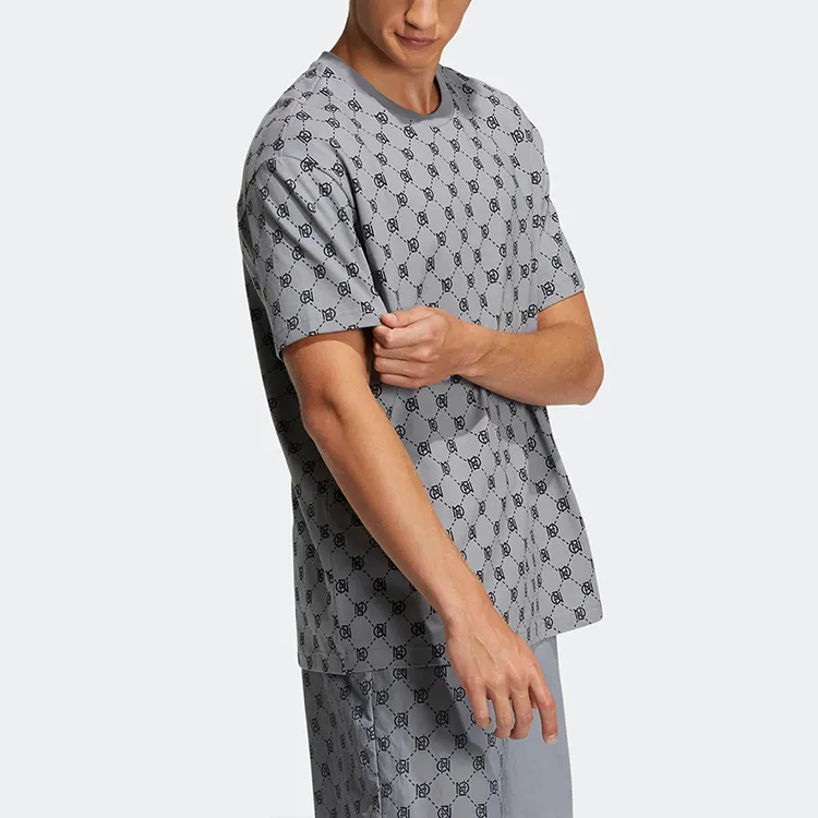 Adidas Neo T Shirt Men's Light Gray-3