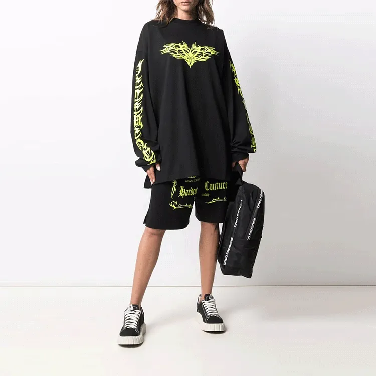 Vetements Label Logo Shorts-1