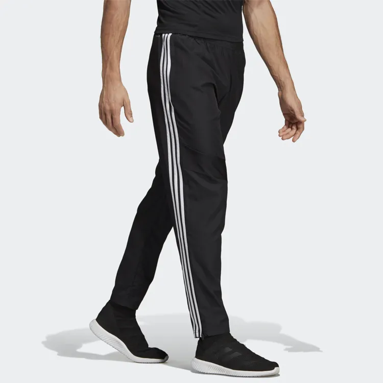 Adidas Knitted Sports Pants Men's Black-3