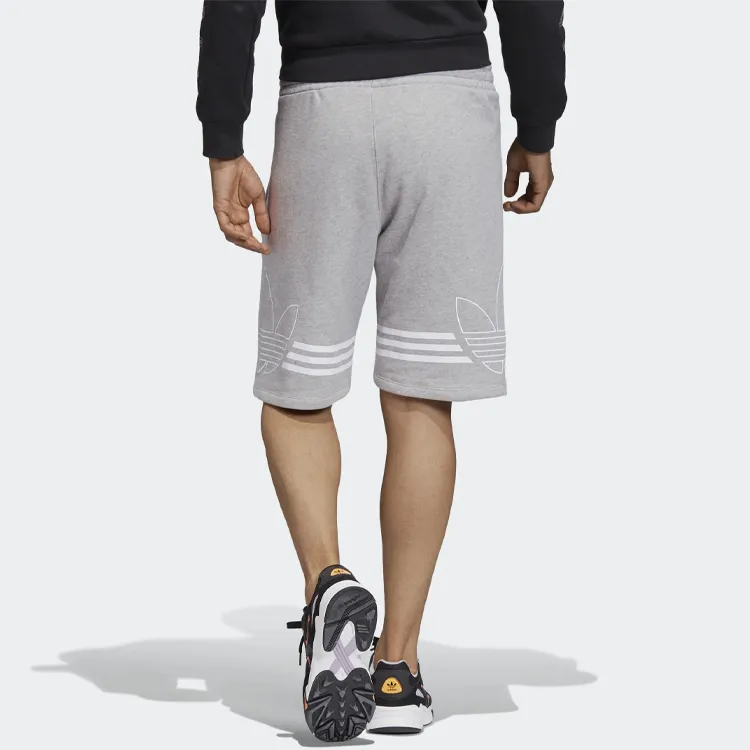 Adidas Originals Casual Shorts Men's Medium Heather Gray-4