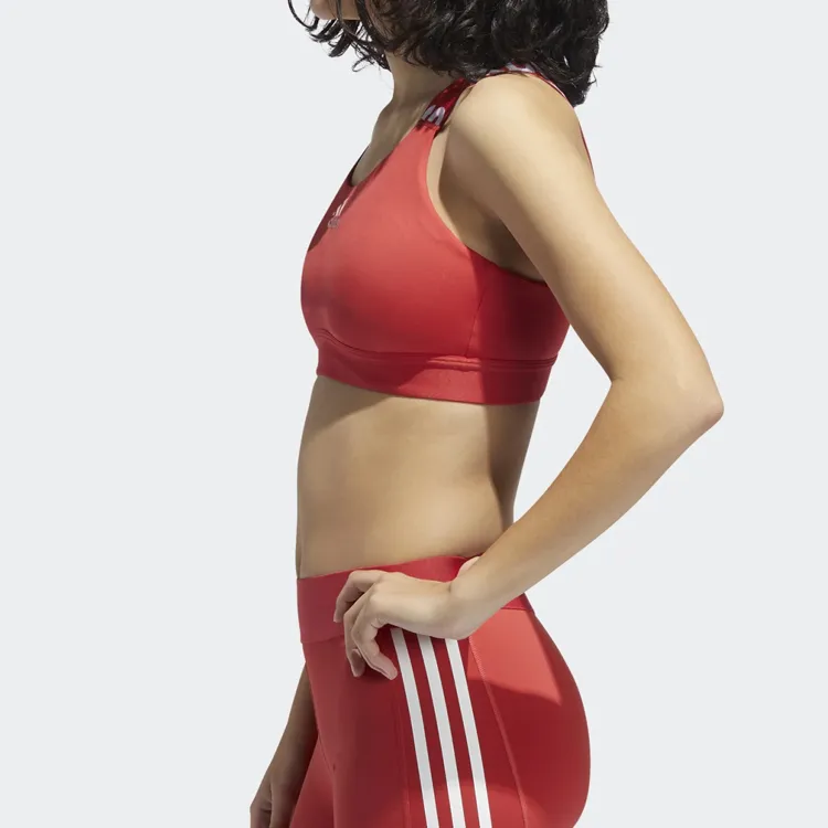 adidas Don't Rest Branded Bra Red-4