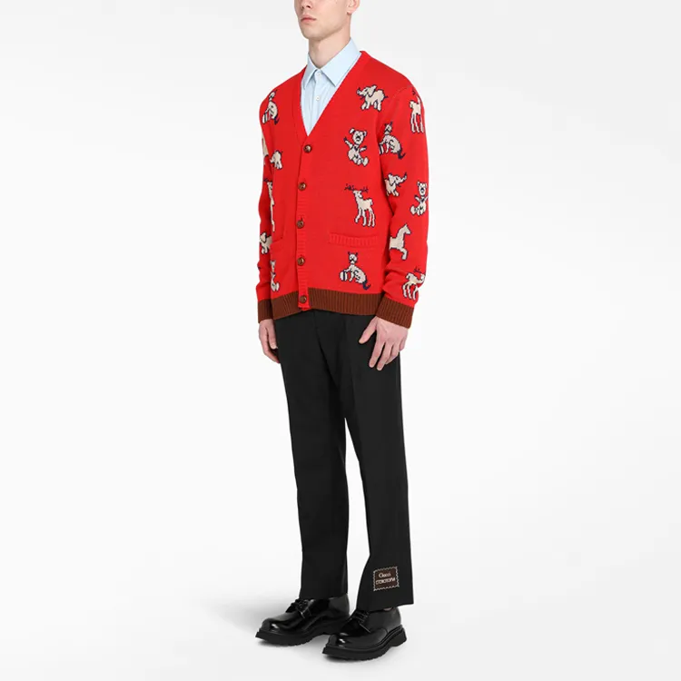 GUCCI Sweaters Men Red-3
