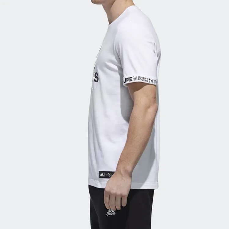 Adidas T-Shirts Men White-4