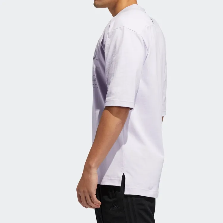 Adidas T Shirt Men's Light Purple-4