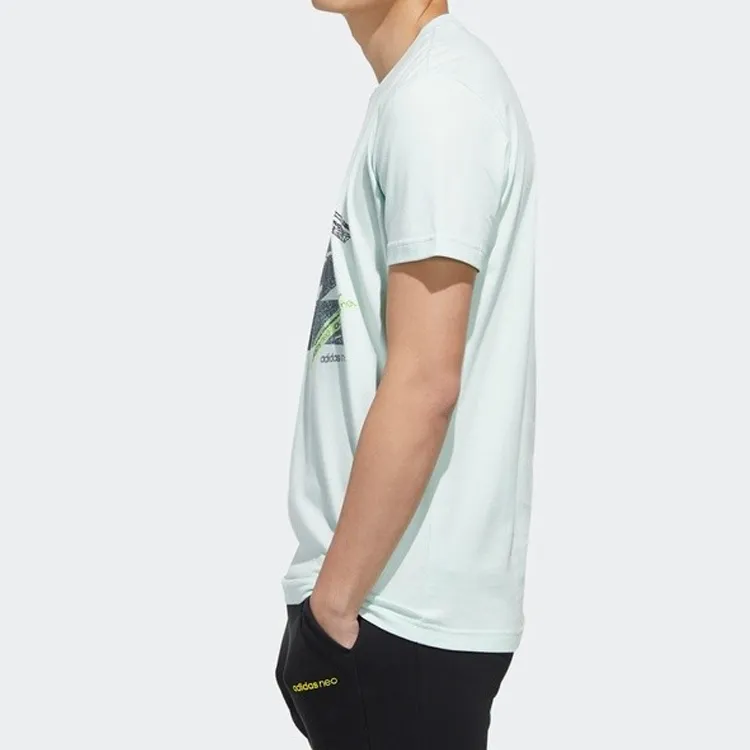 Adidas Neo T Shirt Men's Symbol Green-5