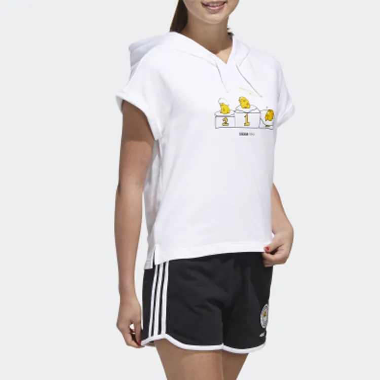 Adidas Neo Set in Sleeve T Shirt Women's White-2