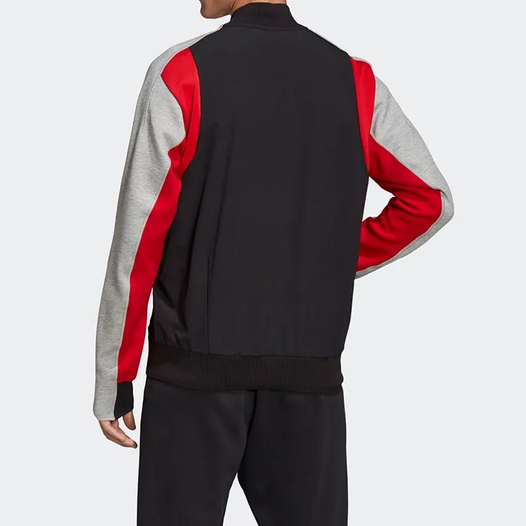 Adidas Jackets Men Black Red Gray-3