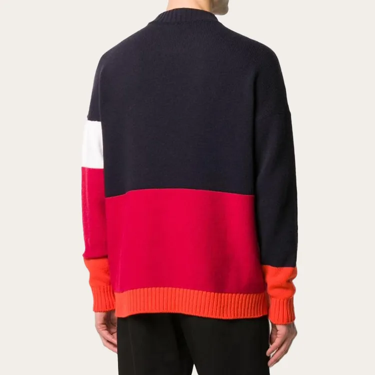OFF WHITE FW20 Sweaters Men Color Blocking-2
