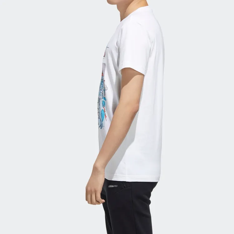 Adidas Neo T Shirts Men White-3