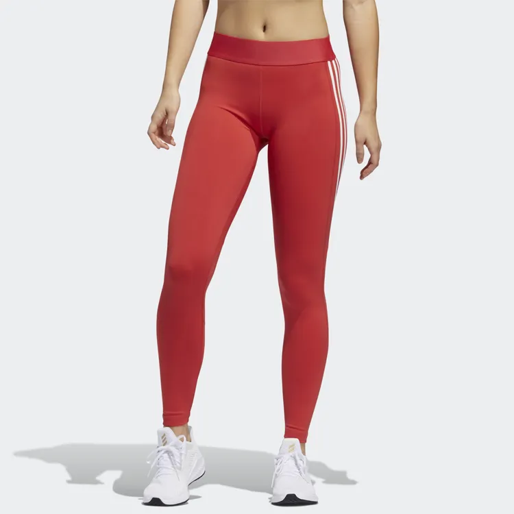Adidas Knitted Sports Pants Women's Red-2