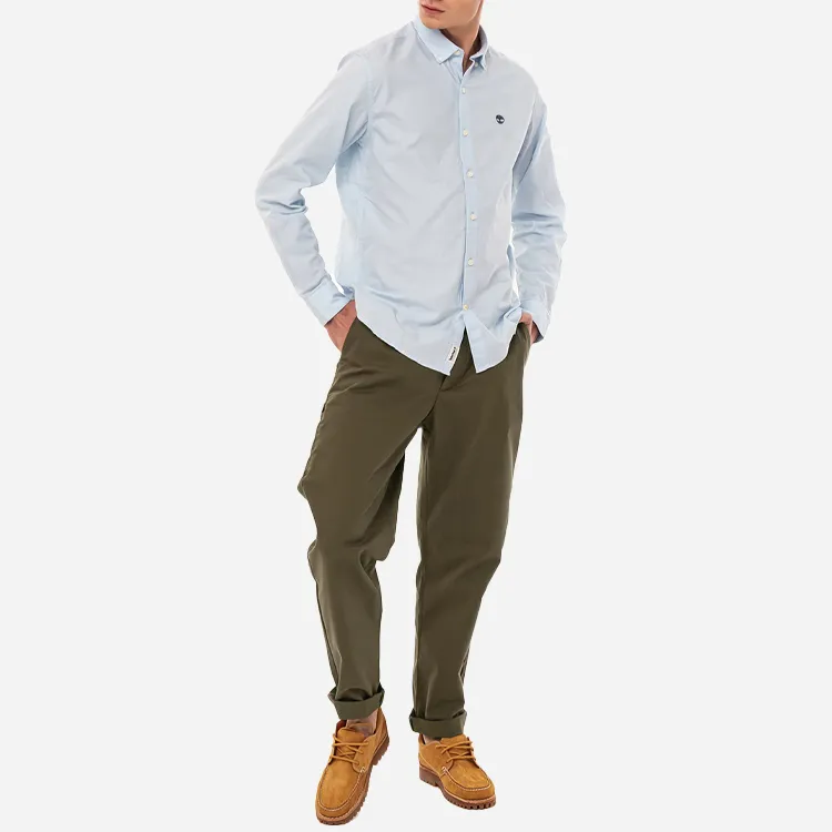 Timberland Shirt Men's Sky Blue-3