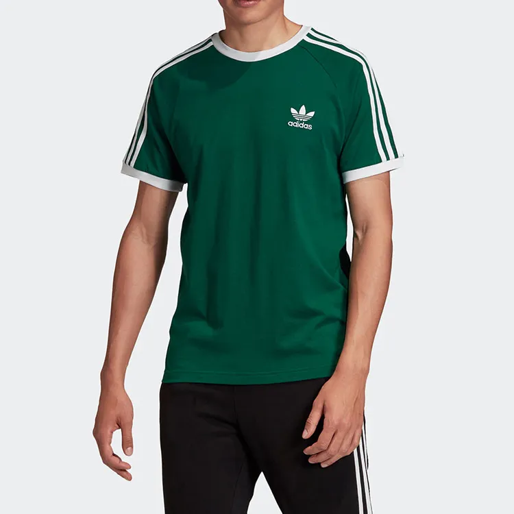 Adidas Originals 3 Stripes Raglan Sleeve T Shirt Men's Jasper-3