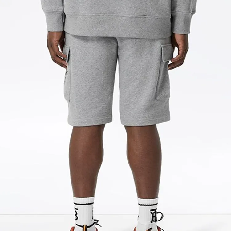 Burberry Casual Shorts Men Light Gray-2