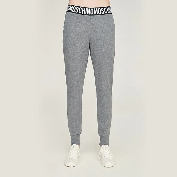 MOSCHINO Knitted Sweatpants Women's Gray-3