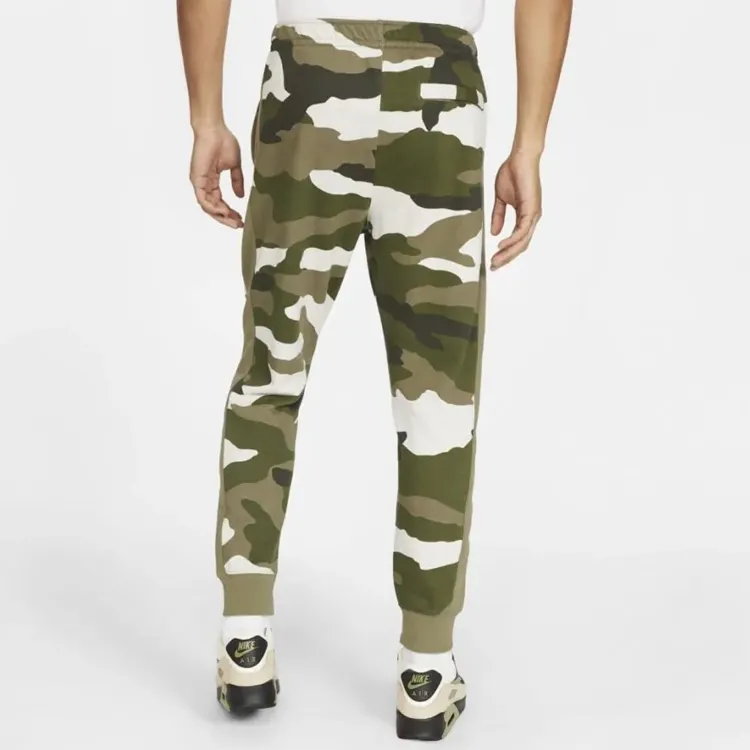 Nike Knitted Sweatpants Men Green Camouflage-6