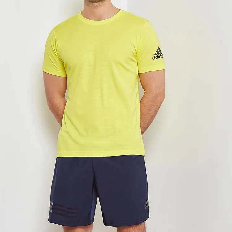 Adidas T Shirts Men Bright Yellow-5