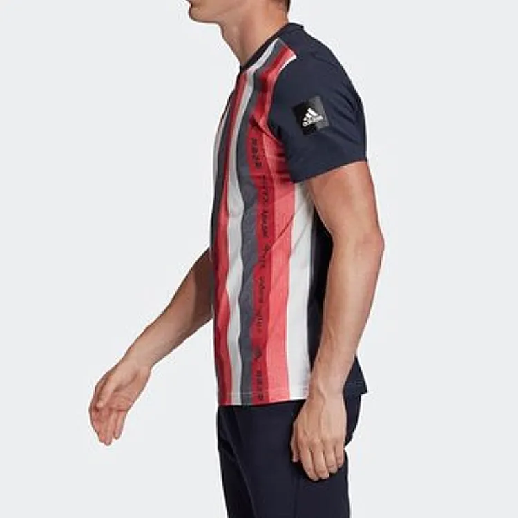 Adidas T Shirts Men Light Scarlet-4