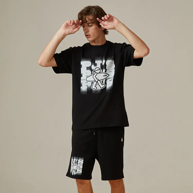 PJ's Vigor Straight T Shirt Unisex Black-4
