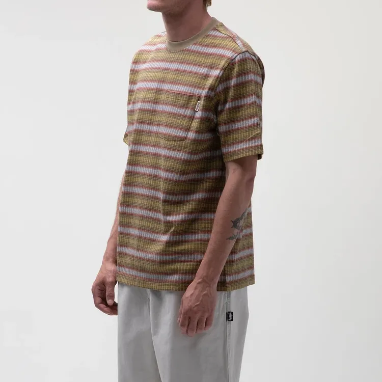 Stussy Ombre Stripe Crew Tee-5