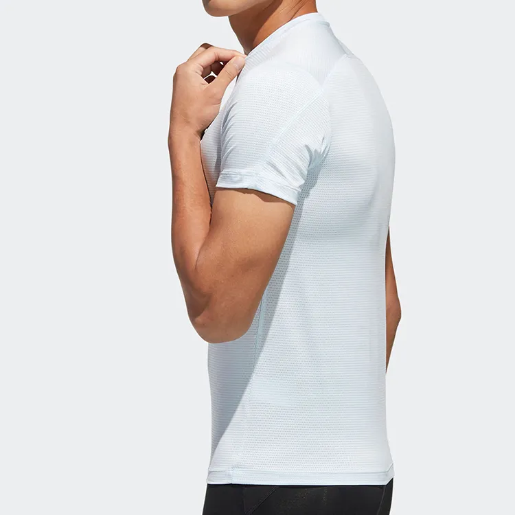 Adidas T Shirt Men's Light Sky Blue-5