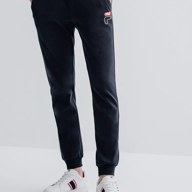 FILA Knitted Sweatpants Men Legend Blue-3
