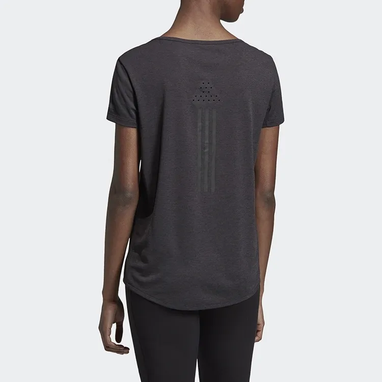 Adidas T Shirts Women's Ice Metallic Black-4