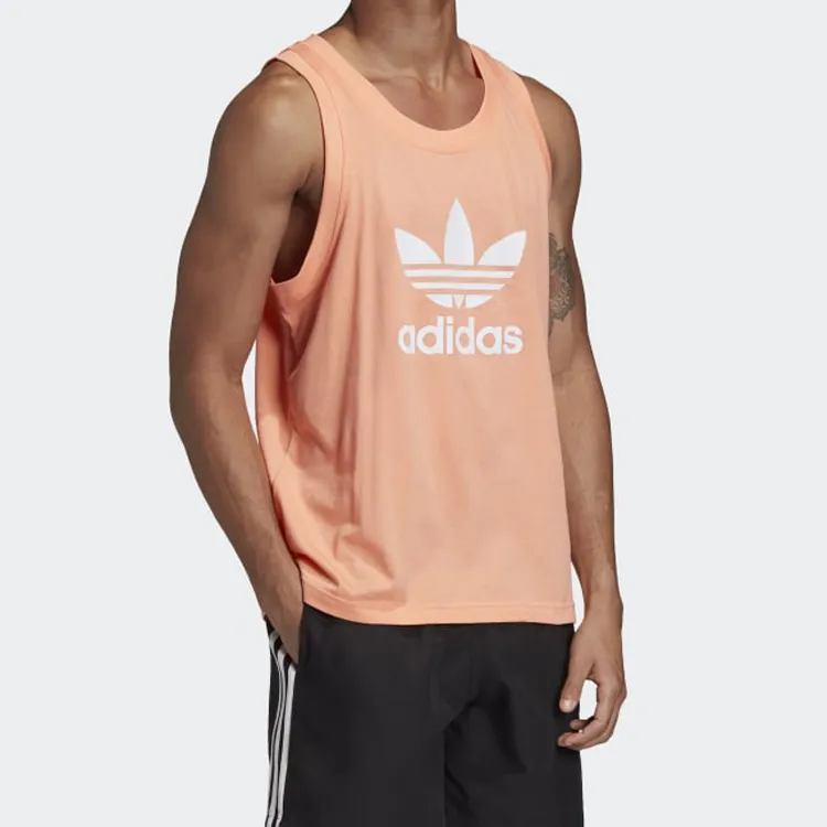 Adidas Originals Trefoil Camisoles Men Coral Pink-3