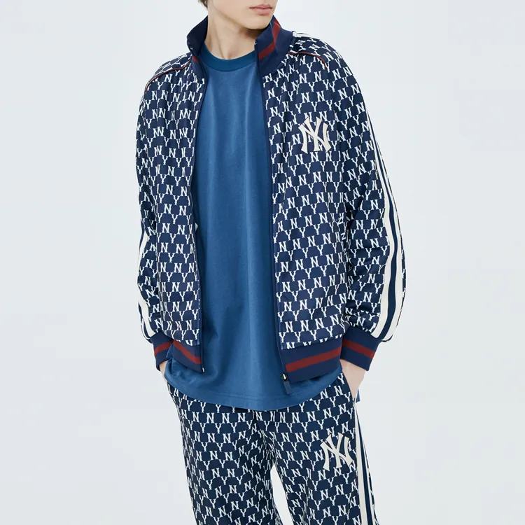 MLB Jackets Coats Unisex Navy Blue-2