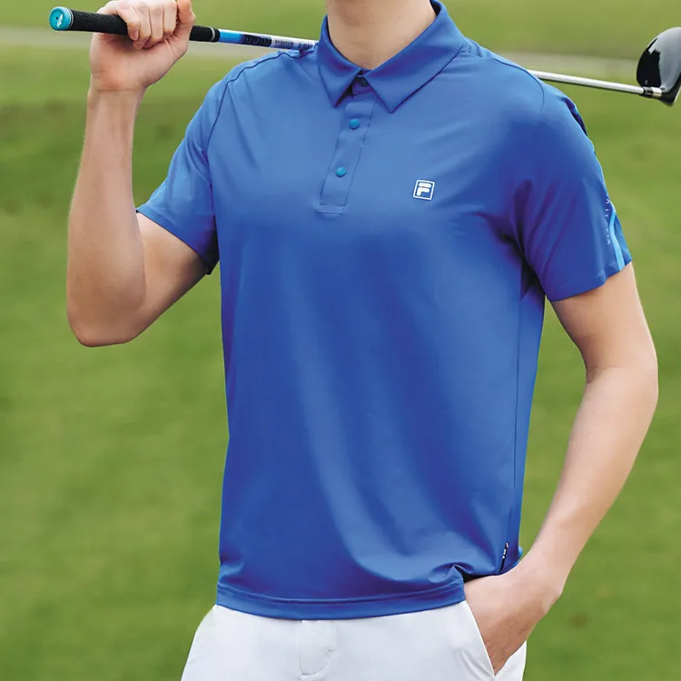 FILA Polo Shirts Men Permanent Blue-2