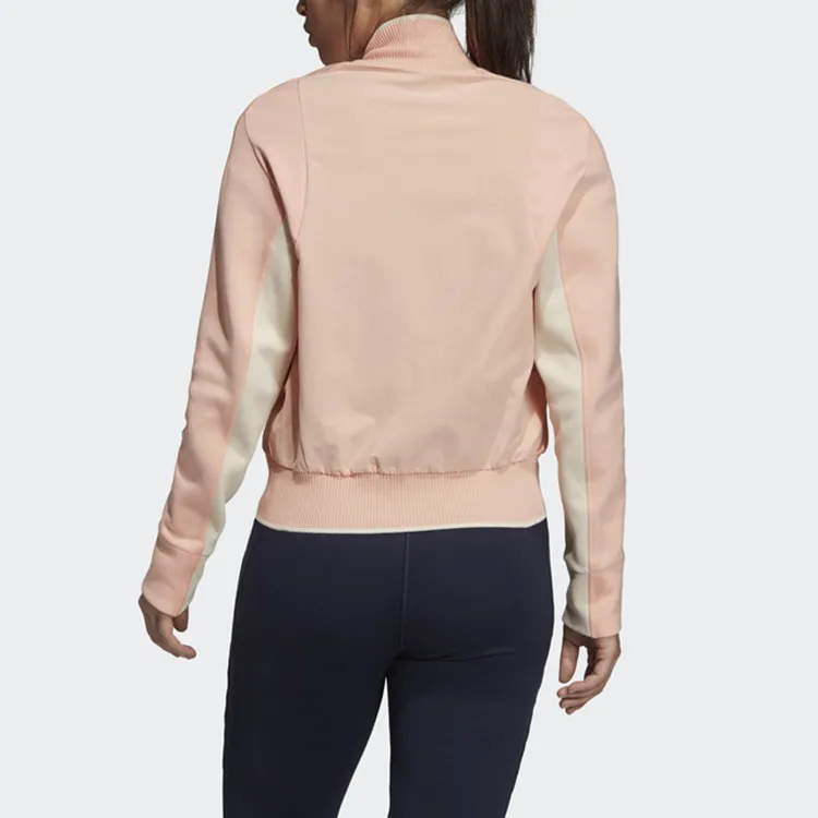 Adidas Jackets Women's Glossy Pink/Linen Brown-5